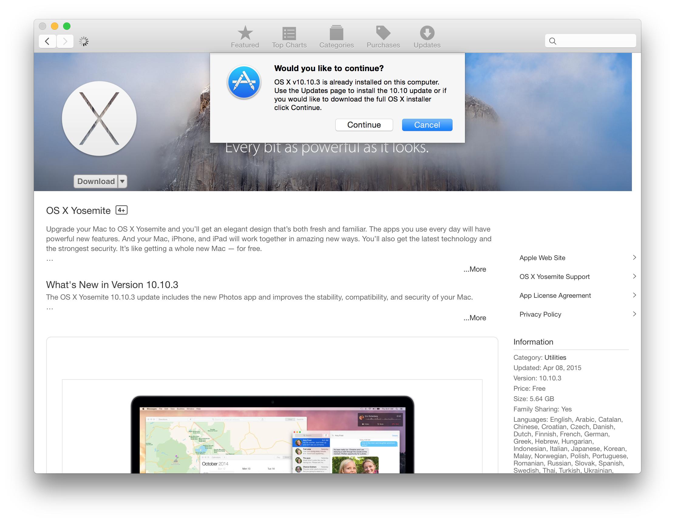 Mac os x app store download progress windows 10